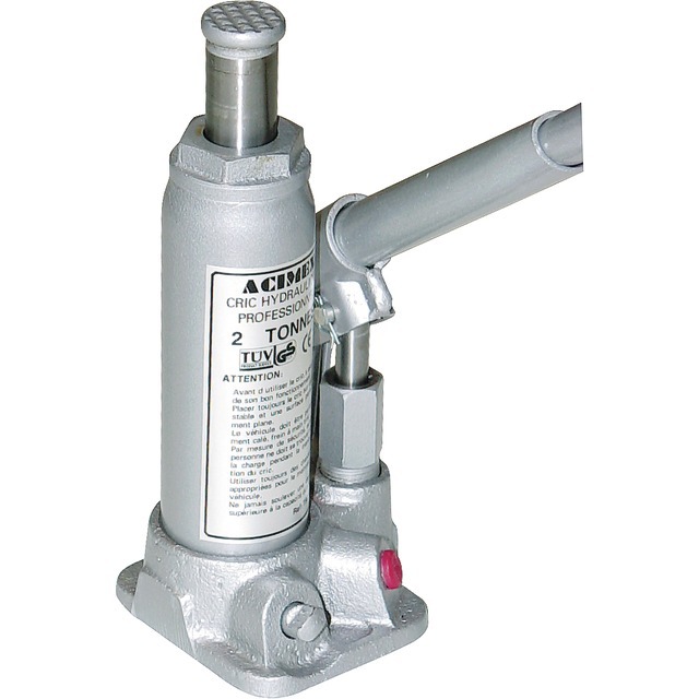 Cric Bouteille Hydraulique Corps Tole 2 Tonnes référence fournisseur 1955345